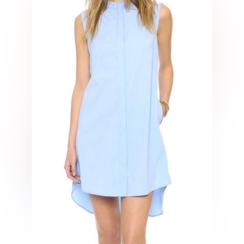 Milly sleeveless shirt dress